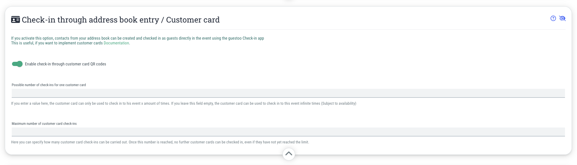 One-time or multiple redemption of benefits • Individual number of redemptions per benefit