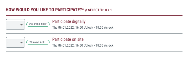 Different workflows for hybrid events • Everyone gets the information they need