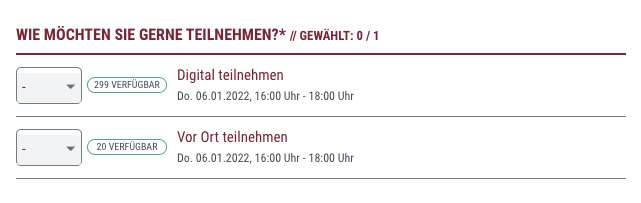 Different workflows for hybrid events • Everyone gets the information they need