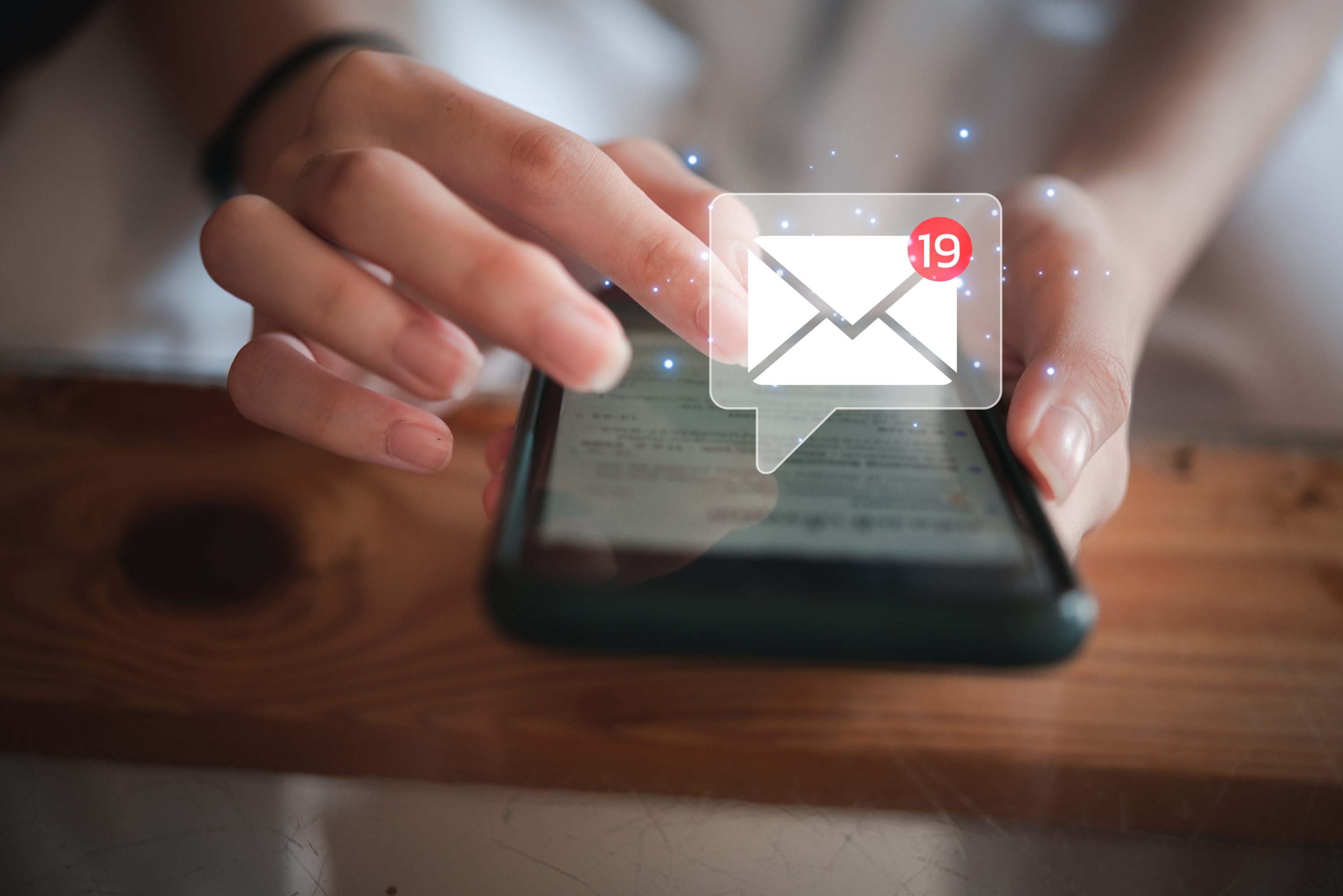 Emails or SMS to guests • Send out info mailings and news quickly and in a targeted way
