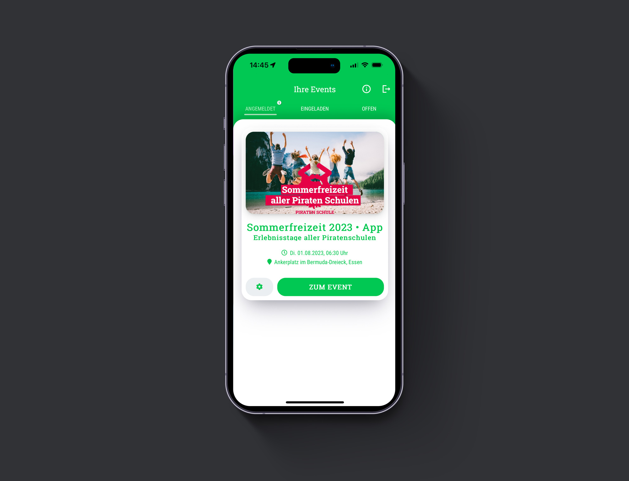 One app, all events • 