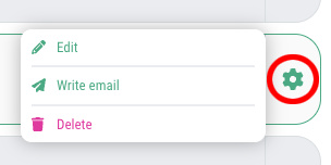 Manage contacts - 