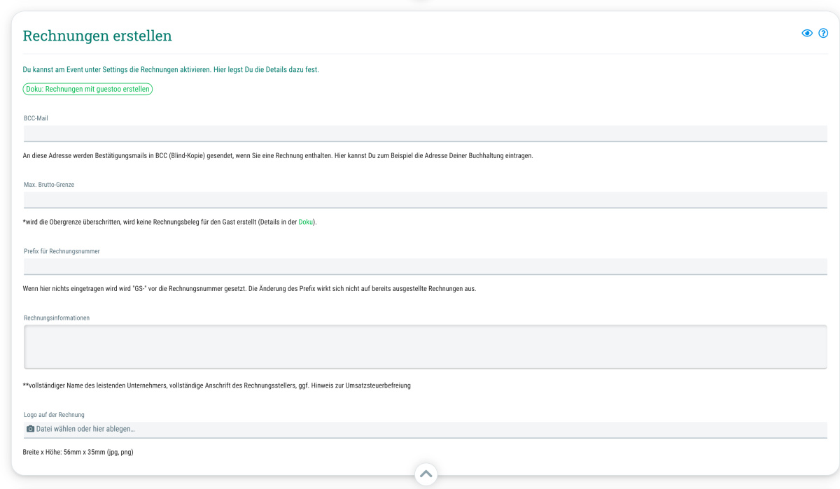 Create invoices - 