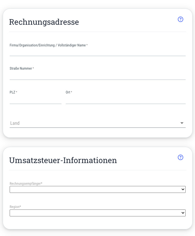 Invoice address - 