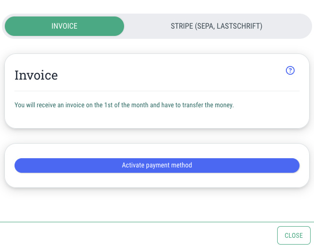 Payment method - 