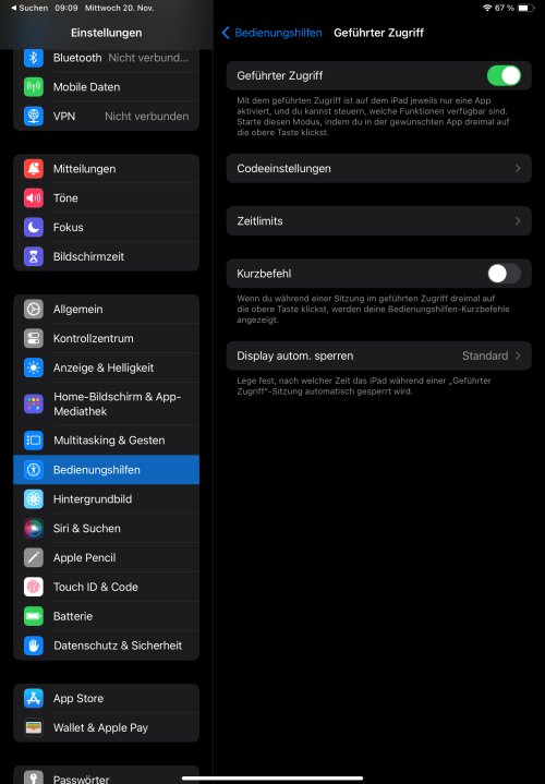 This is where you can find the required setting for kiosk mode