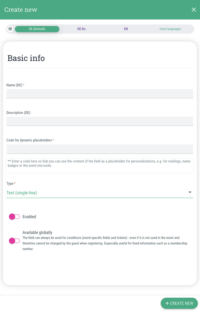 Text (single-line) - 
