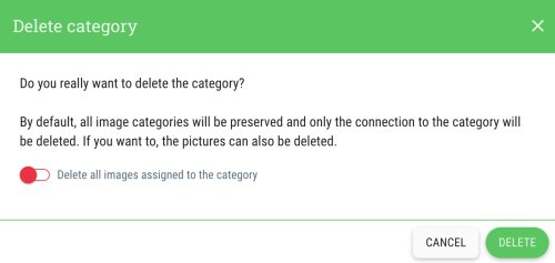 Delete category