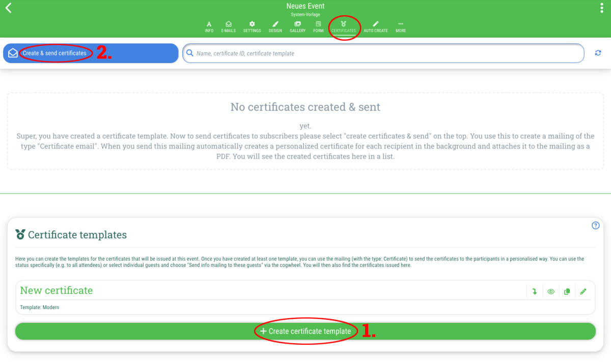 This is how - This is how you create personalized certificates for your participants