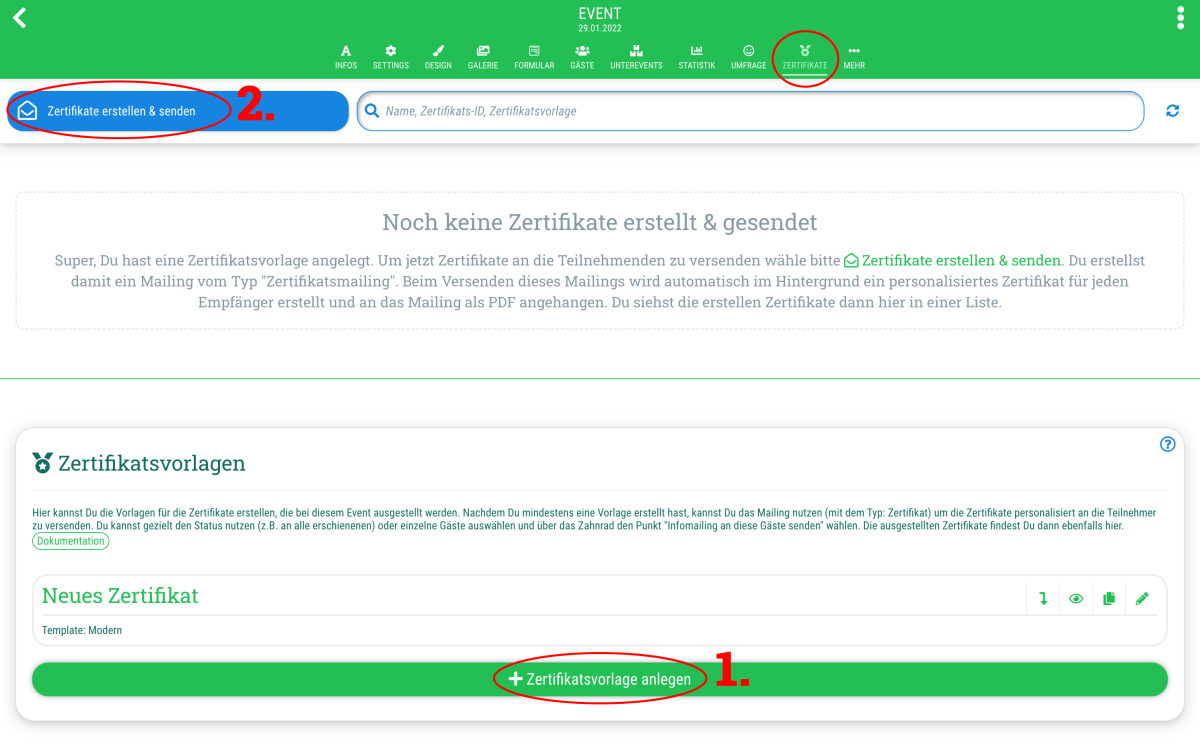 This is how - This is how you create personalized certificates for your participants