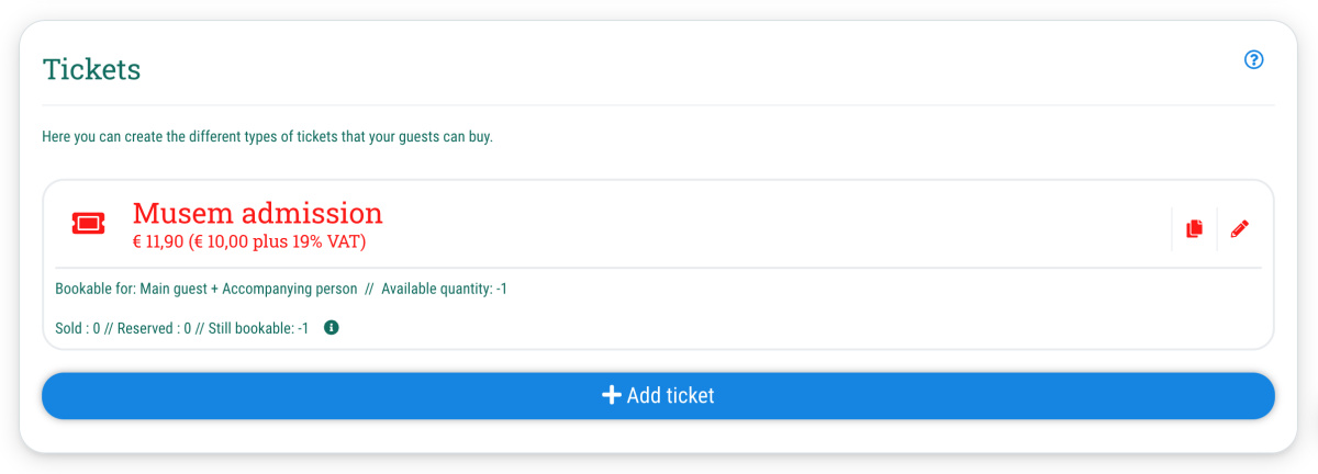 6. Payment options & tickets - 