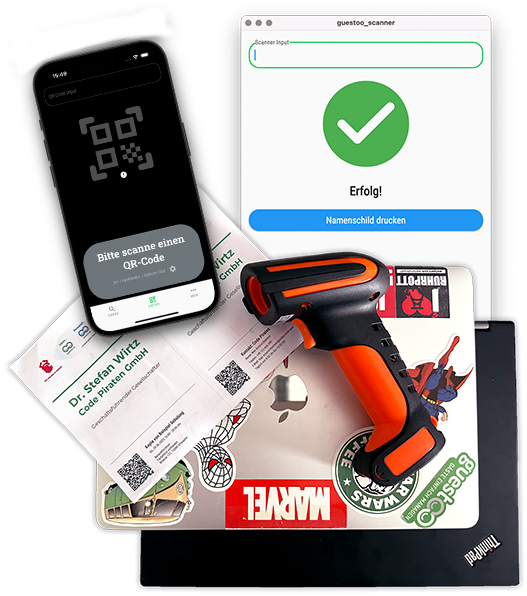 App for a quick check-in of your guests Mac, Windows, iOS & Android • 
