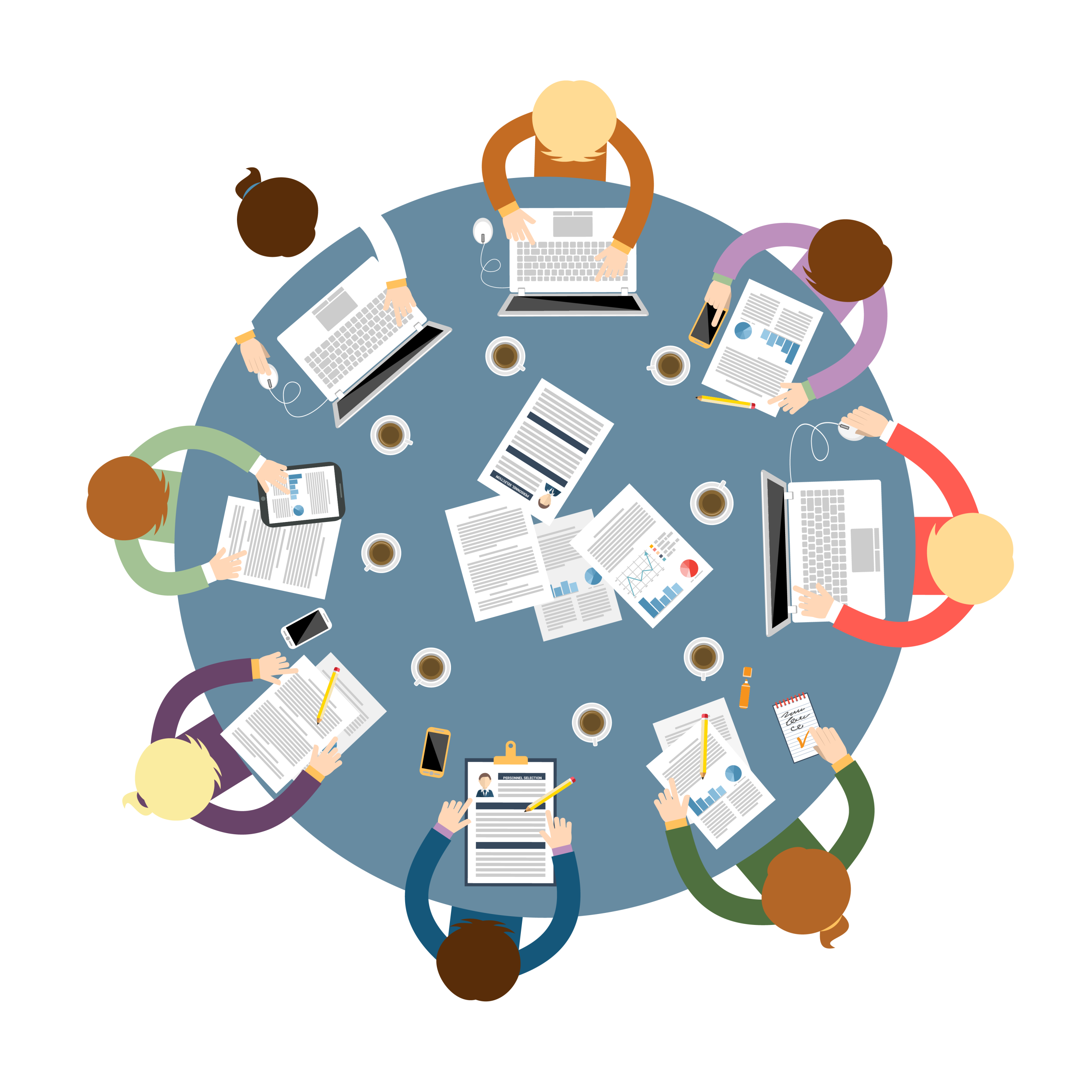 One or multiple digital meeting rooms • For simple or complex events