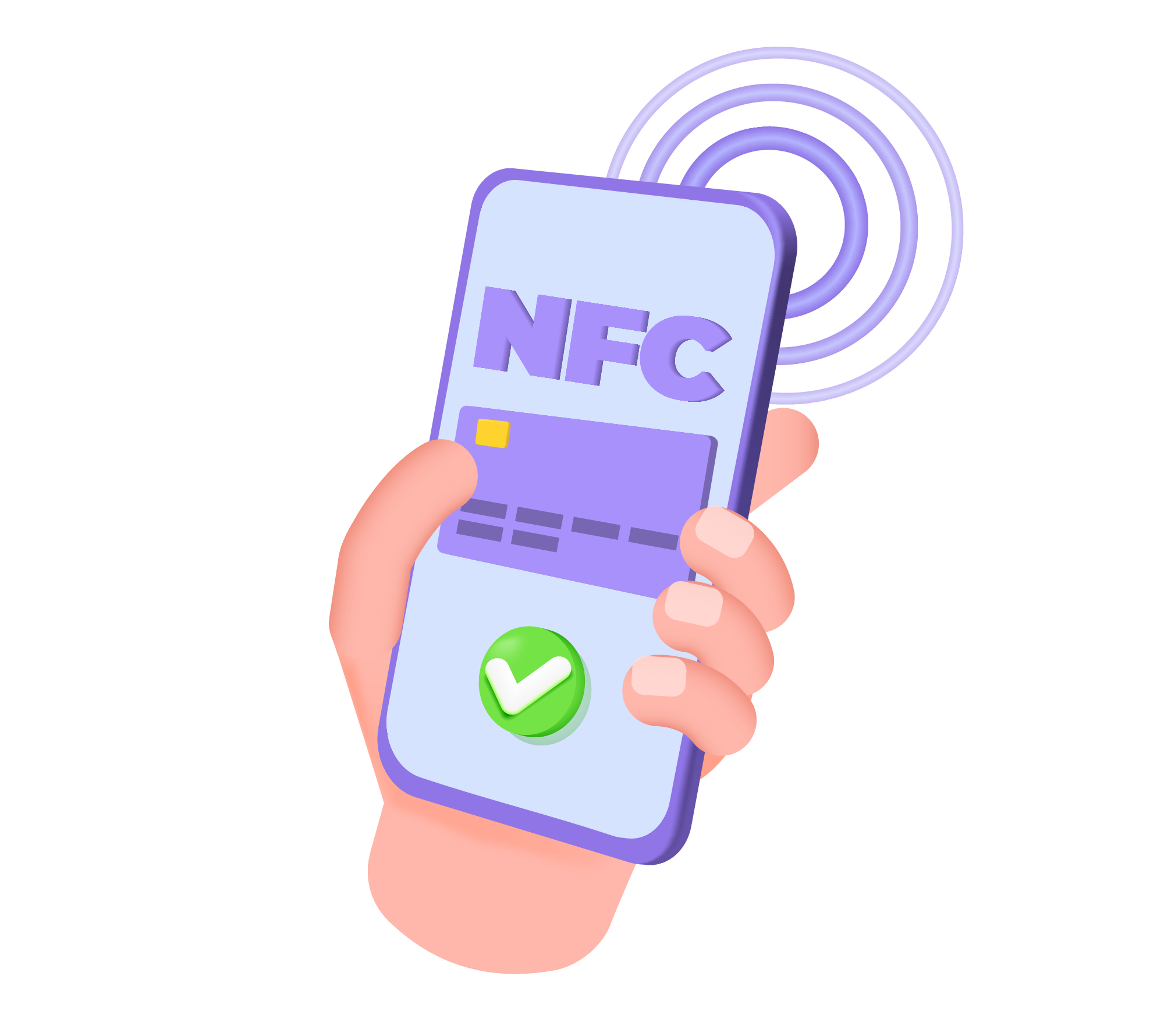 NFC check-in • Simply check in and out with a wristband