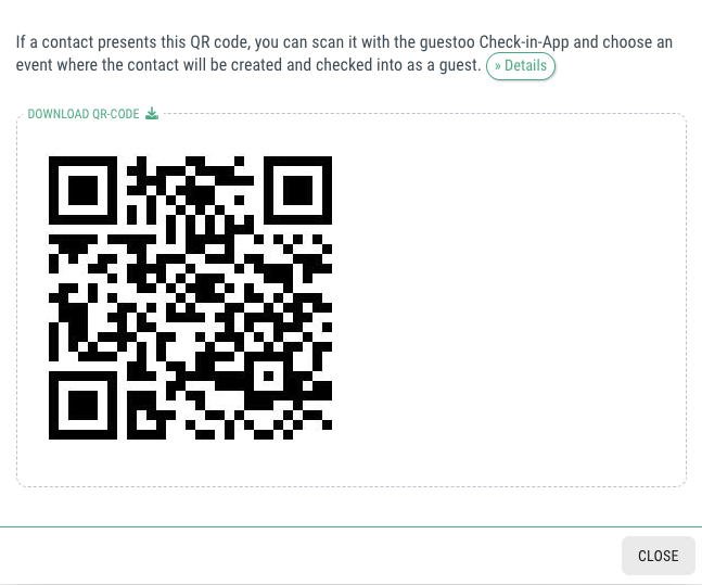 Individual QR codes for each customer or membership card • One code for all benefits