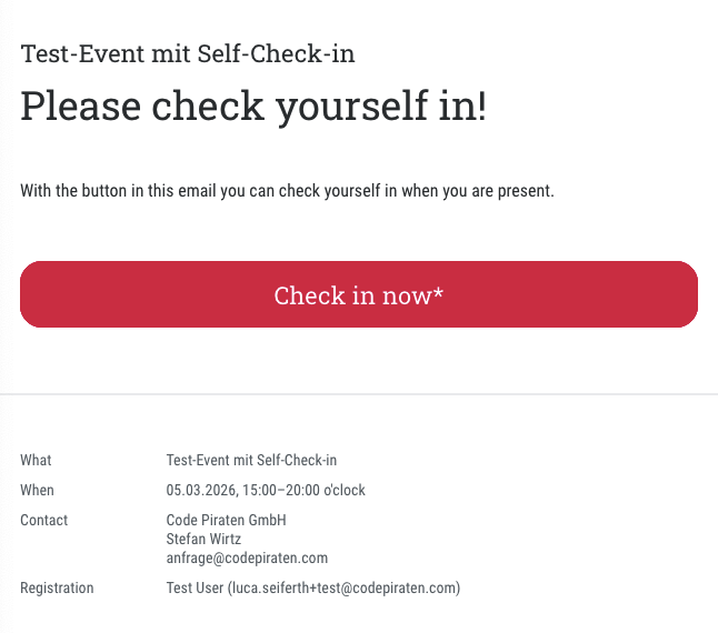 Self Check-in and check-out • Automated processes for digital events