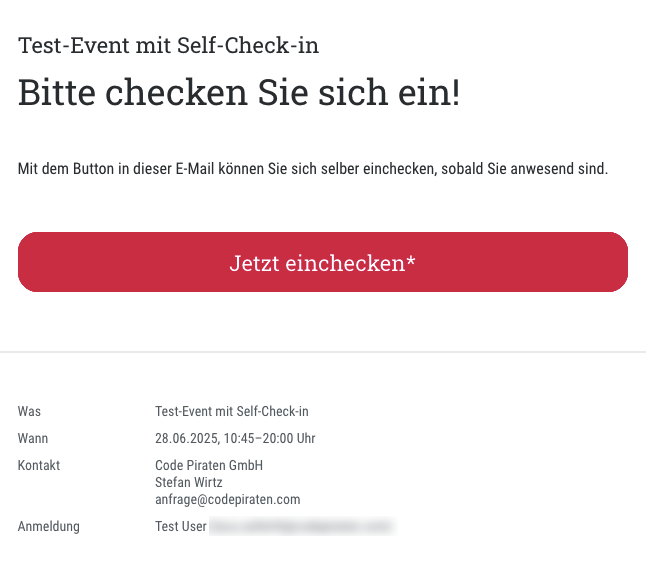 Self Check-in and check-out • Automated processes for digital events