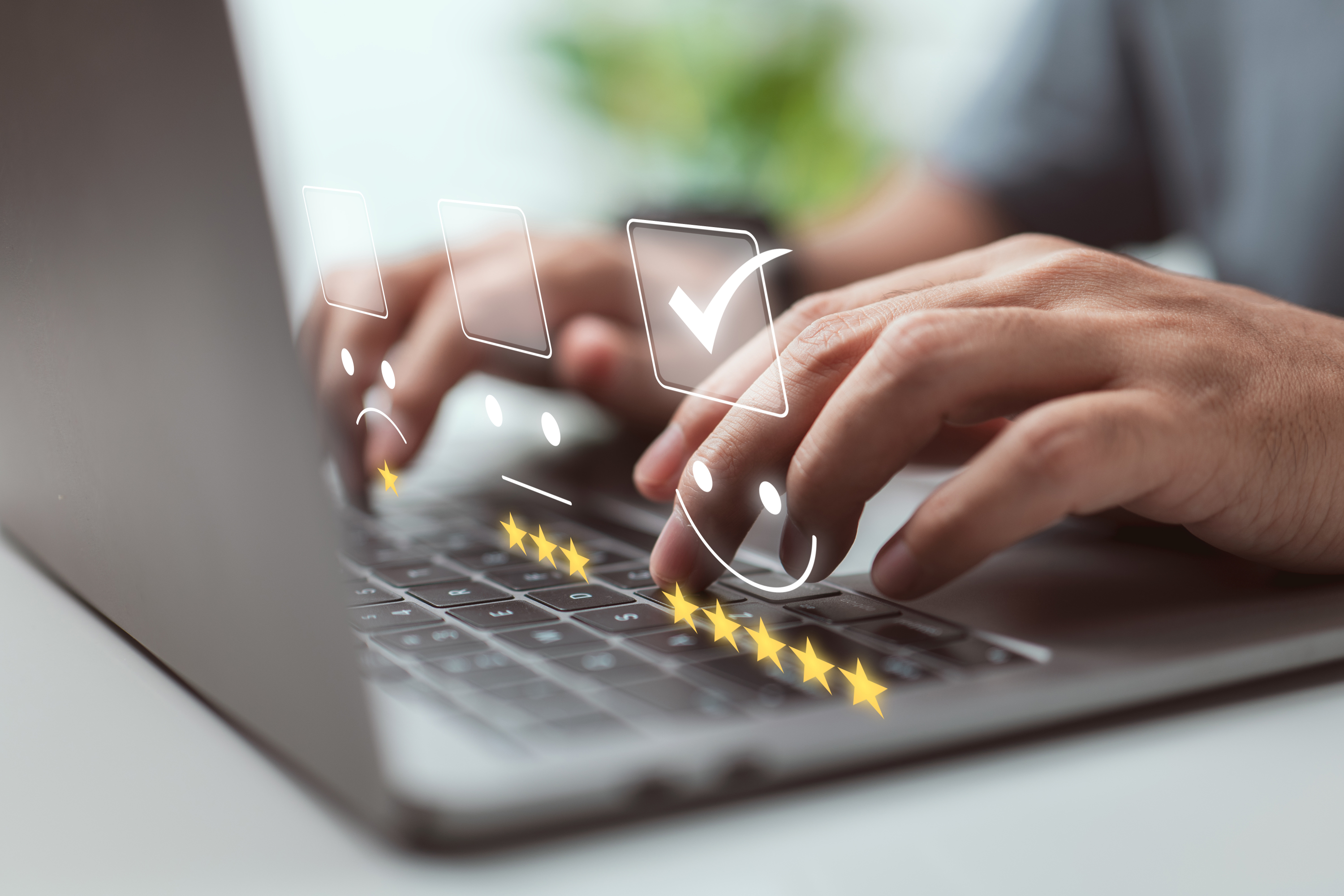 Surveys & promotions via push notifications • Ask your guests for their opinion before, during, and after the event